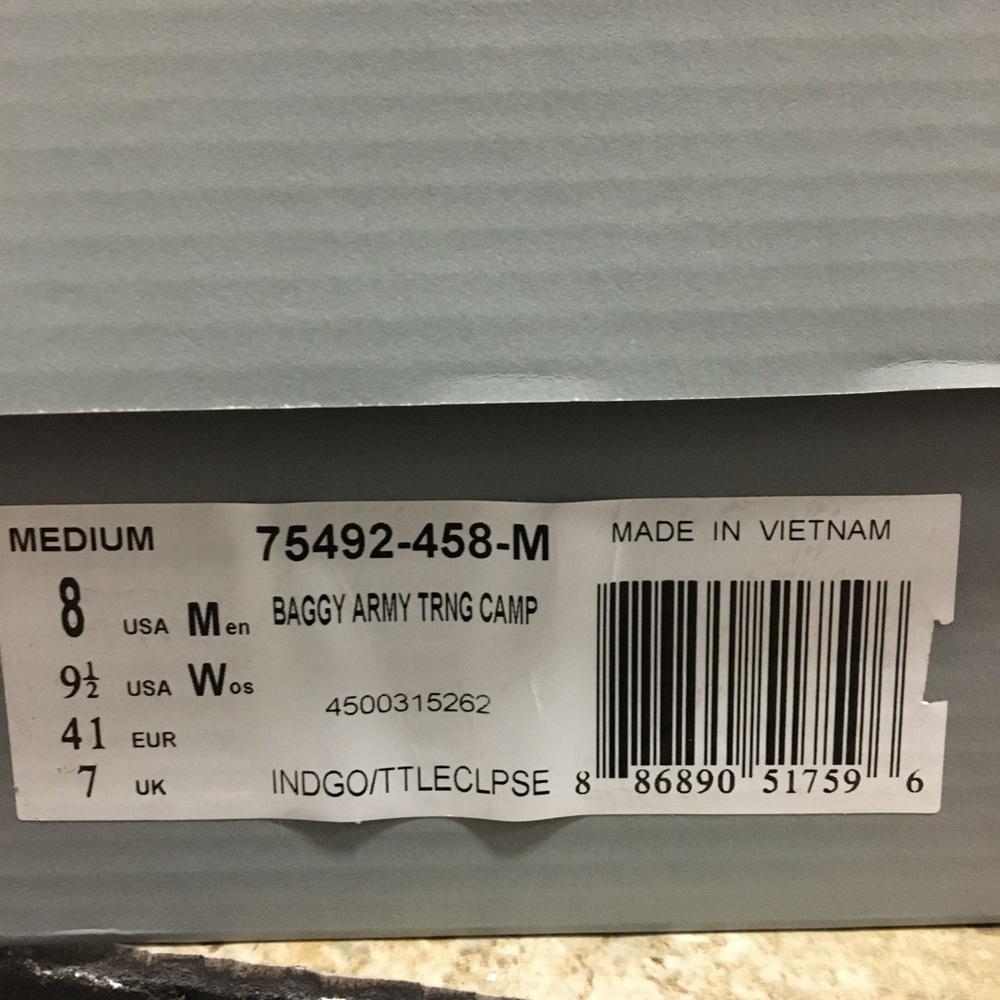 NWB PALLADIUM BAGGY ARMY TRNG CAMP BOOT UNISEX - Picture 4 of 4